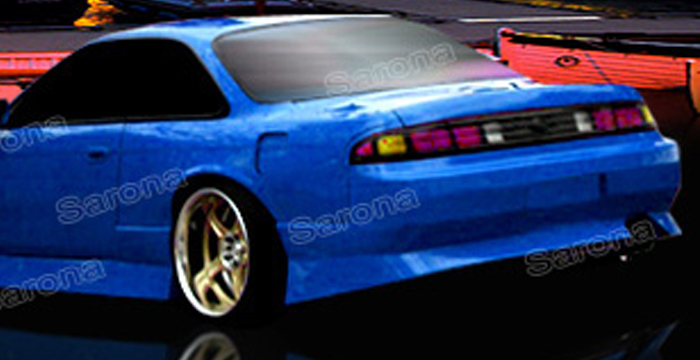 Custom Nissan 240SX  Coupe Rear Bumper (1997 - 1998) - $400.00 (Part #NS-008-RB)